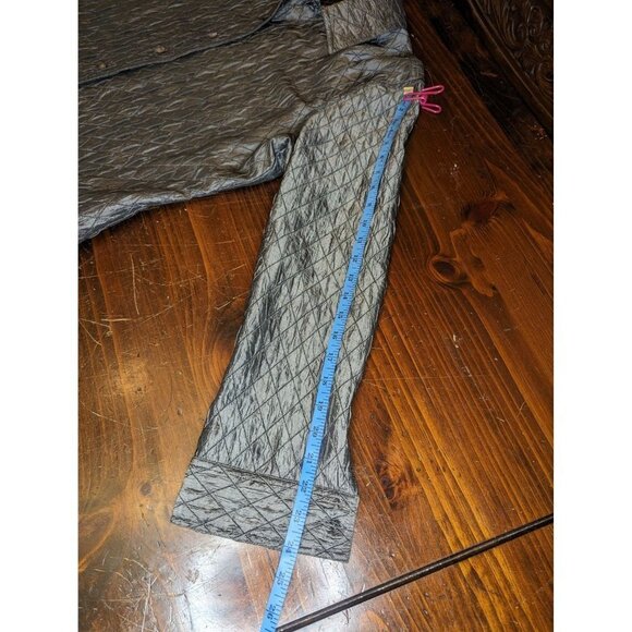 Erin by Erin London lightweight silver gunmetal jacket, size Large - Picture 6 of 9